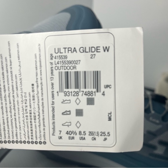 Salomon UltraGlide w/OrthoLite® footbed & Quicklace Trail/Athletic Shoe Unisex - Picture 14 of 15